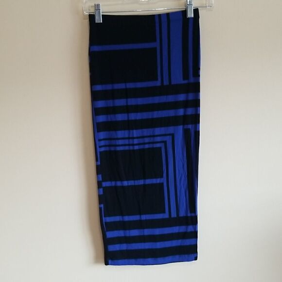 Asos Midi Black Skirt Sz 1 - Picture 4 of 6